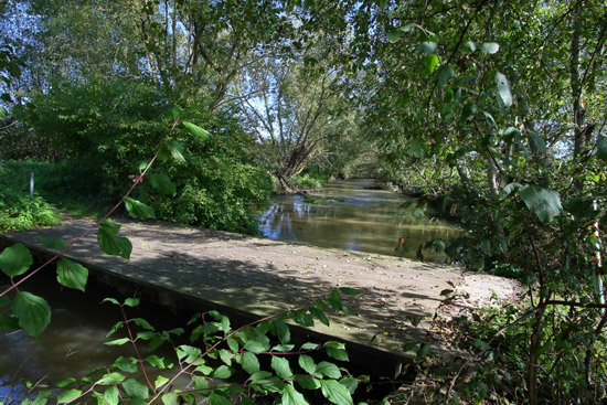 Grossansicht in neuem Fenster: A3 • Kronwittberg - Wegbeschreibung Bild 3 - Kollbachsteg Grossansicht in neuem Fenster: A3 • Kronwittberg - Wegbeschreibung Bild 3 - Kollbachsteg