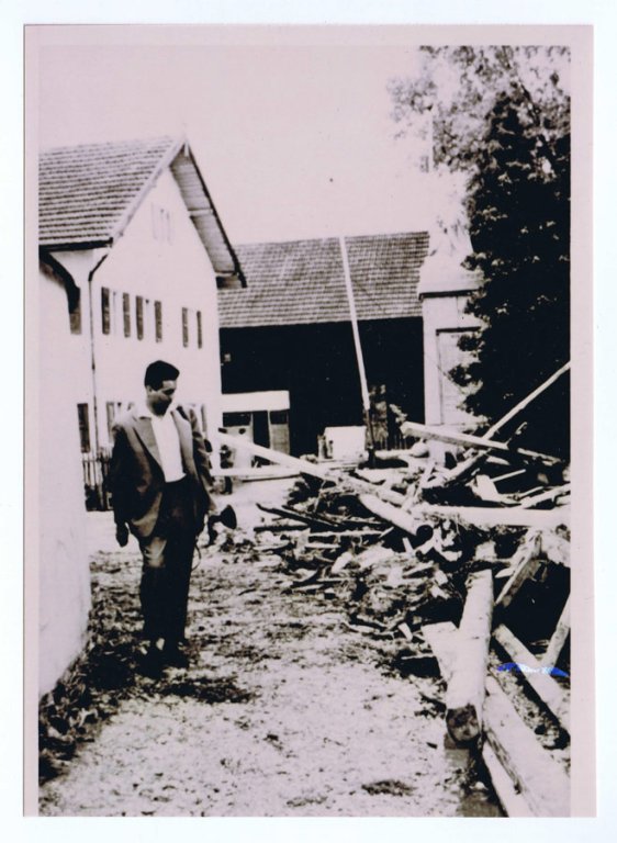 Grossansicht in neuem Fenster: Historisches Roßbach - Hochwasser 4/13