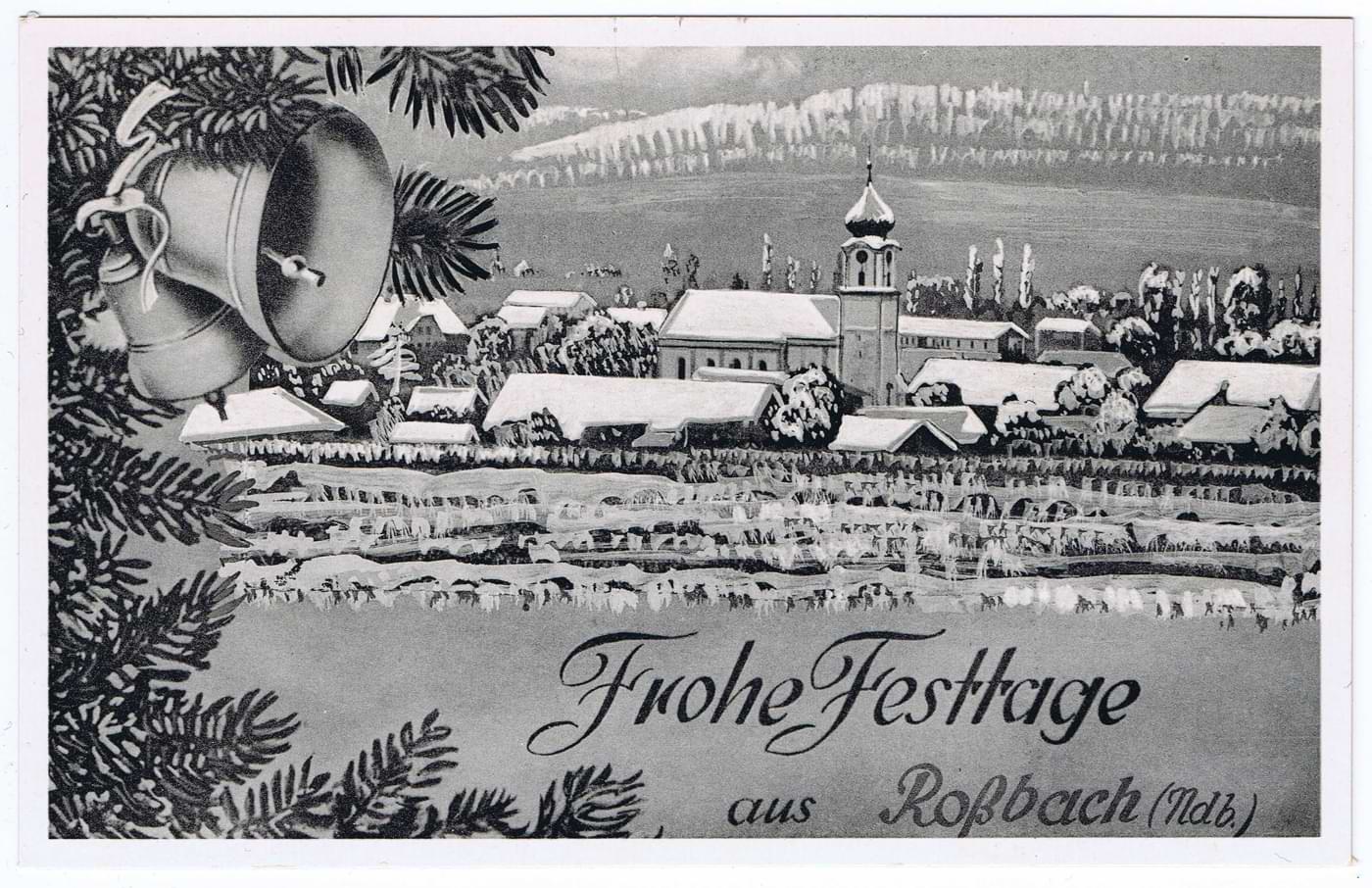 Grossansicht in neuem Fenster: Historisches Roßbach - Ortsansichten - Roßbach