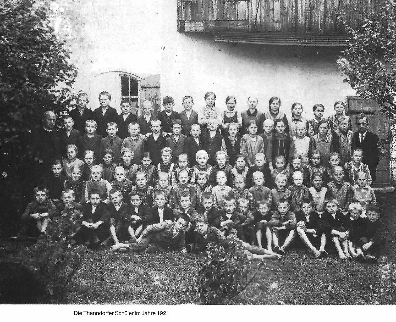 Grossansicht in neuem Fenster: Historisches Roßbach - Ortsansichten - Schulwesen - Thanndorfer Schule