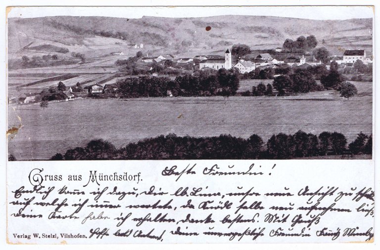Grossansicht in neuem Fenster: Historisches Roßbach - Ortsansichten - Münchsdorf