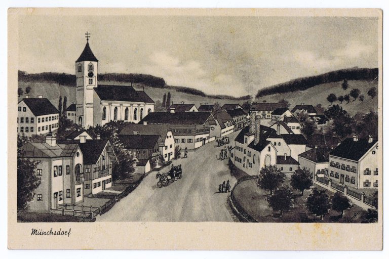 Grossansicht in neuem Fenster: Duplikat von Historisches Roßbach - Ortsansichten - Münchsdorf