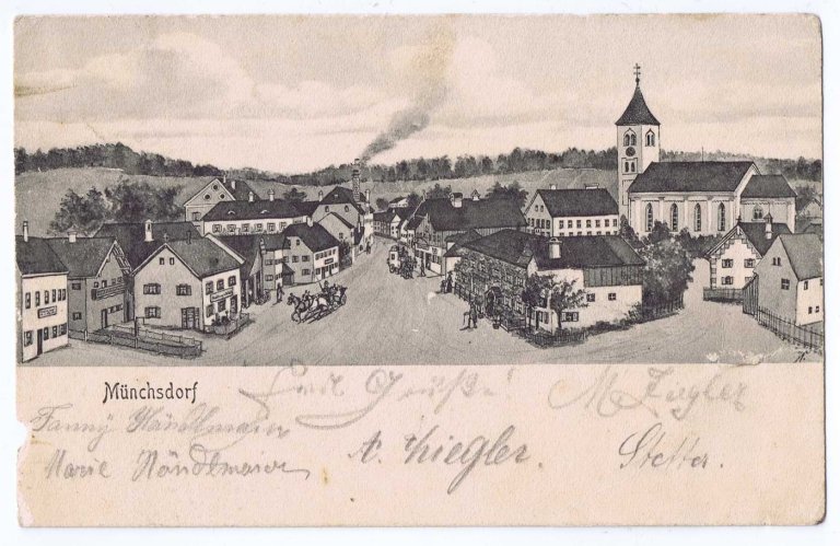 Grossansicht in neuem Fenster: Historisches Roßbach - Ortsansichten - Münchsdorf
