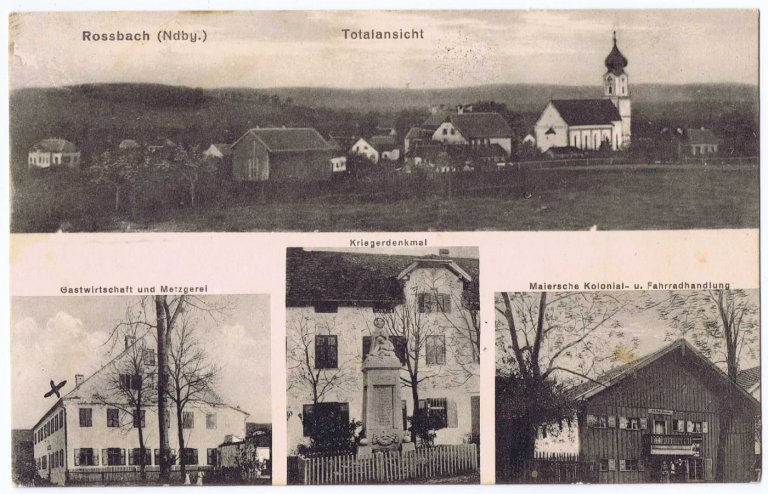 Grossansicht in neuem Fenster: Historisches Roßbach - Ortsansichten - Roßbach