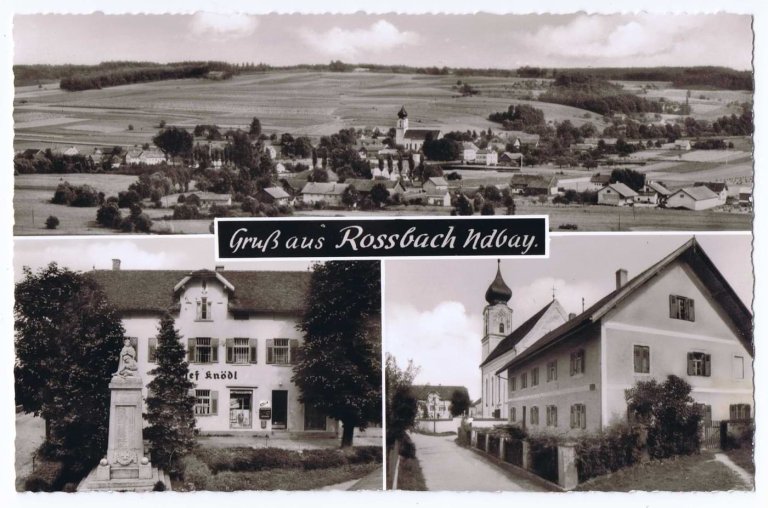 Grossansicht in neuem Fenster: Historisches Roßbach - Ortsansichten - Roßbach