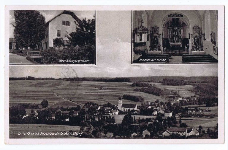 Grossansicht in neuem Fenster: Historisches Roßbach - Ortsansichten - Roßbach