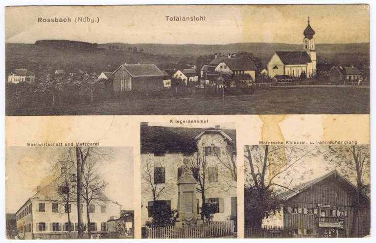 Grossansicht in neuem Fenster: Historisches Roßbach - Ortsansichten - Roßbach