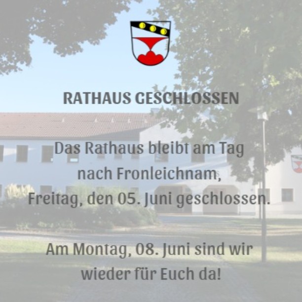 Rathaus geschlo